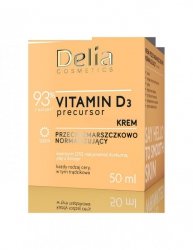 DELIA COSMETICS Przeciwzmarszczkowy krem normalizujący na dzień Vitamin D3 Precursor 50ml