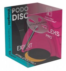 STALEKS Pro Pododisk long M 20mm+5 nakładek 180 grit