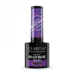 CLARESA Rainbow Jello Base Baza hybrydowa - Violet 5 g