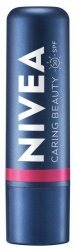NIVEA Pomadka pielęgnująca do ust Caring Beauty 3w1 Pink 4.8 g