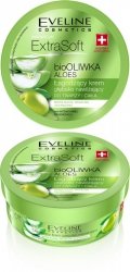EVELINE Extra Soft  bio Oliwka i Aloes Łagodzący krem głęboko nawilżający do twarzy i ciała  175 ml