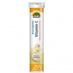 Sunlife Tabletki musujące z witaminą C, 20 sztuk