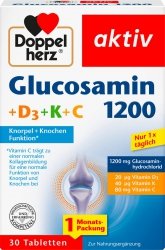 Glukozamina 1200 Doppelherz, 30 tabletek