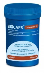 BICAPS COLLAGEN FISH +, Рыбий коллаген + хондроитин + глюкозамин + гиалуроновая кислота, Formeds, 60 капсул