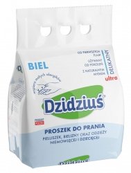 Dzidziuś Proszek do prania pieluszek, bielizny, odzieży niemowlęcej Biel 3kg