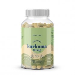 Kurkuma 80 mg, Pure Lab, Aura herbals, 240 kapsułek