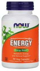 Многокомпонентная энергетическая добавка Energy, Now Foods, 90 капсул