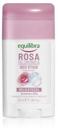 Różany dezodorant w sztyfcie z kwasem hialuronowym, Equilibra, 50 ml