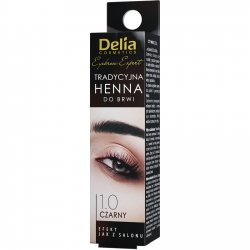 Delia Cosmetics Henna do brwi 1.0 Czarna