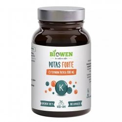 Potas Forte cytrynian potasu 1100 mg, Biowen, 100 kapsułek