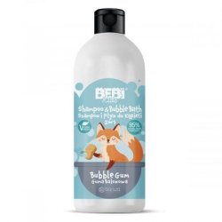 BARWA Bebi Kids Szampon i Płyn do kąpieli 2w1 - Guma Balonowa 500ml
