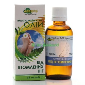 Tired Legs Oil, 100% Natural, Adverso 