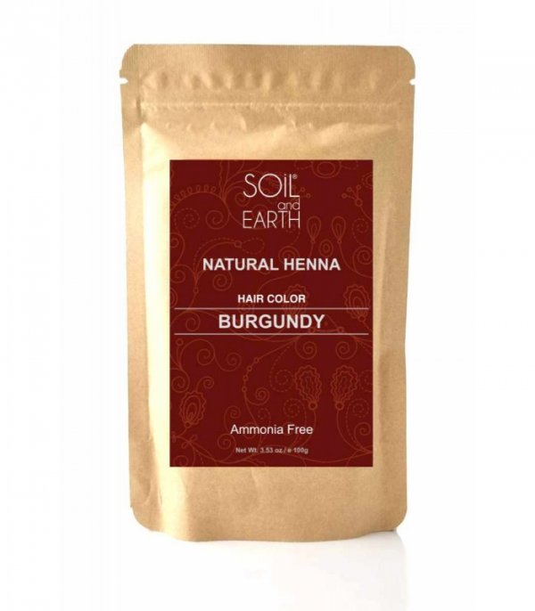 Natural Henna Burgund, Soil &amp; Earth, 100g