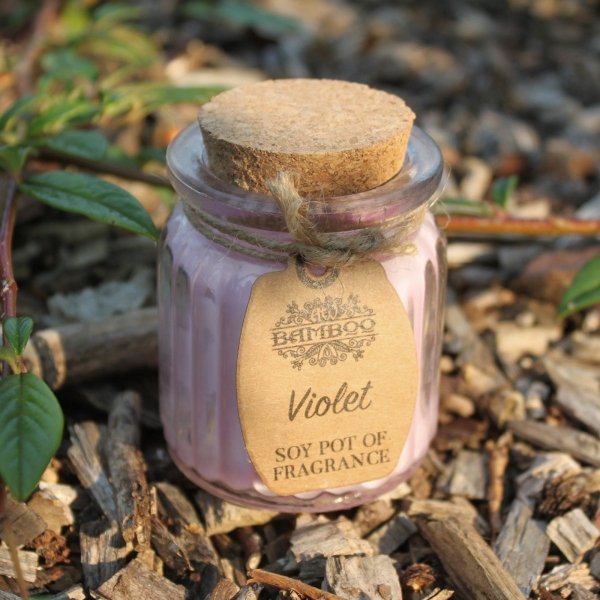 Violet Soy Scented Candle, 60g