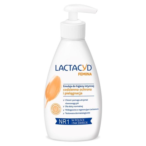 Lactacyd Femina Emulsja  do higieny intymnej - pompka 200ml