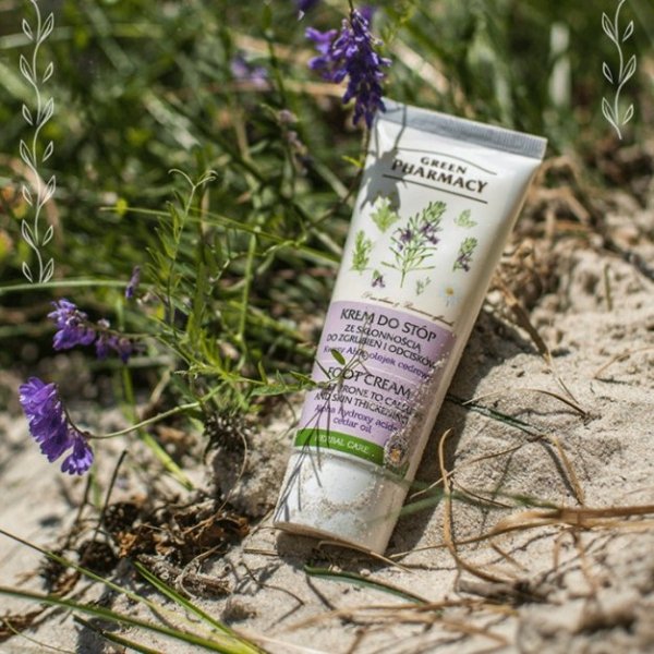 Foot Cream Against Corns AHA &amp; Cedar Oil, Green Pharmacy