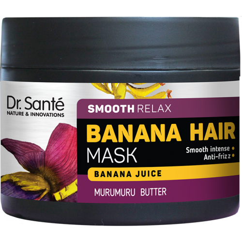 Regenerująca Maska do Włosów z Sokiem z Banana, Dr.Sante, 300 ml