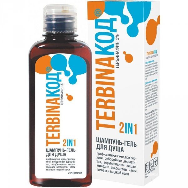 Terbinakod Shampoo &amp; Shower Gel Anti-dandruff 2 in 1