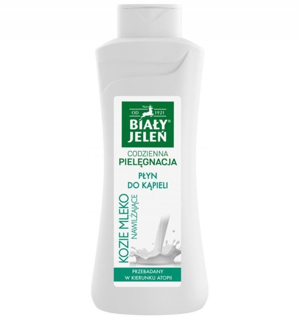 Biały Jeleń płyn do kąpieli i pod prysznic KOZIE MLEKO, 750ml