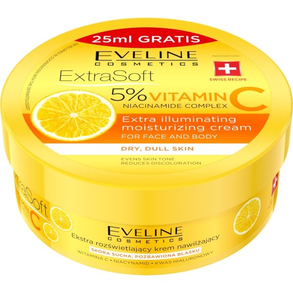 EVELINE BODY Krem do twarzy i ciała E.S SOS VIT C 175 ml