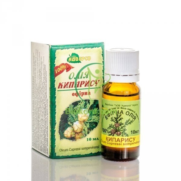 Cypress Essential Oil, Adverso, 100% Natural