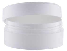 Silver Round Aluminum Jar, 150ml