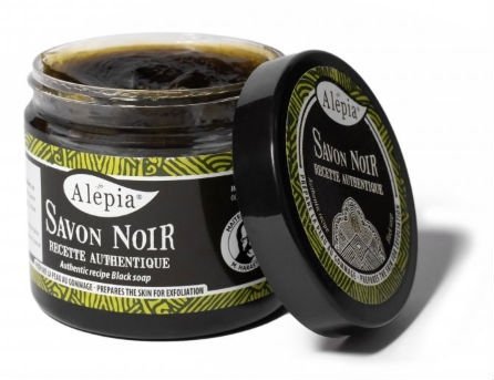 Savon Noir Black Peeling Soap, Alepia, 200g
