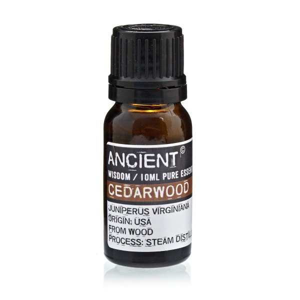 Cedarwood Essential Oil, Ancient Wisdom, 10ml
