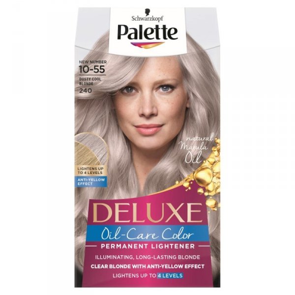 Palette Deluxe Farba do włosów permanentna nr 10-55 (240) Popielaty Chłodny Blond  1op.