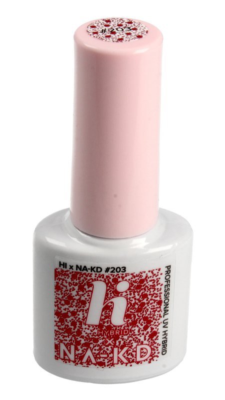 HI HYBRID Lakier hybrydowy Na-Kd #203 Red Elements  5ml