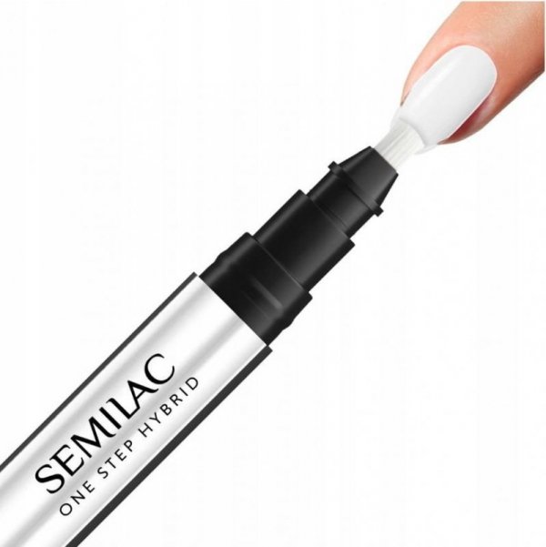 SEMILAC One Step Hybrid Lakier hybrydowy do paznokci Marker S110 The White 3 ml