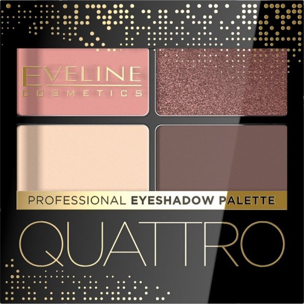EVELINE Quattro Paletka 4 Cieni do powiek nr 06  3.2 g
