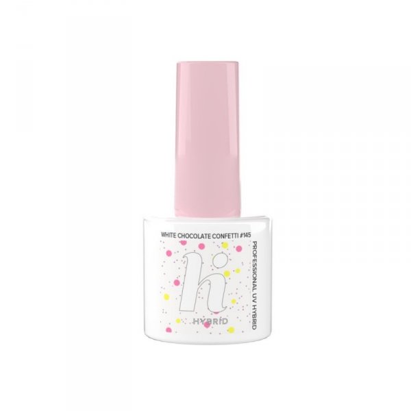 Hi Hybrid Lakier hybrydowy Donuts #145 White Chocolate Confetti 5ml