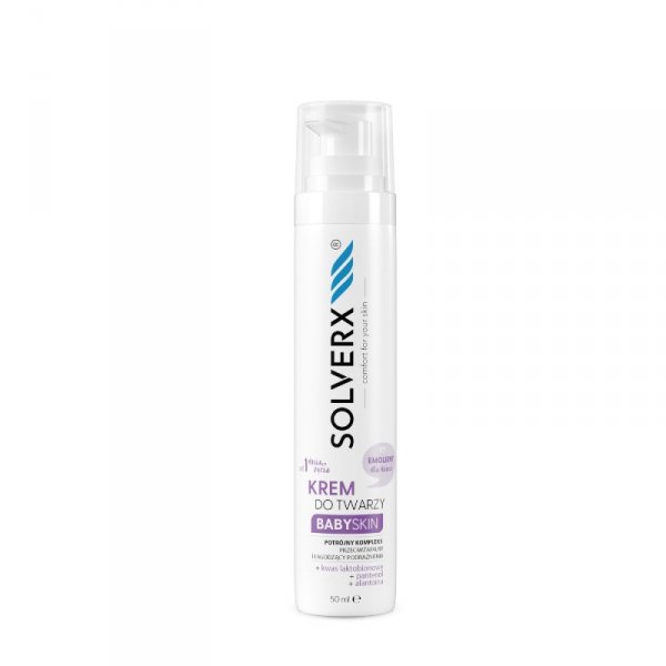 SOLVERX Baby Skin Krem-Emolient do twarzy dla dzieci 50ml