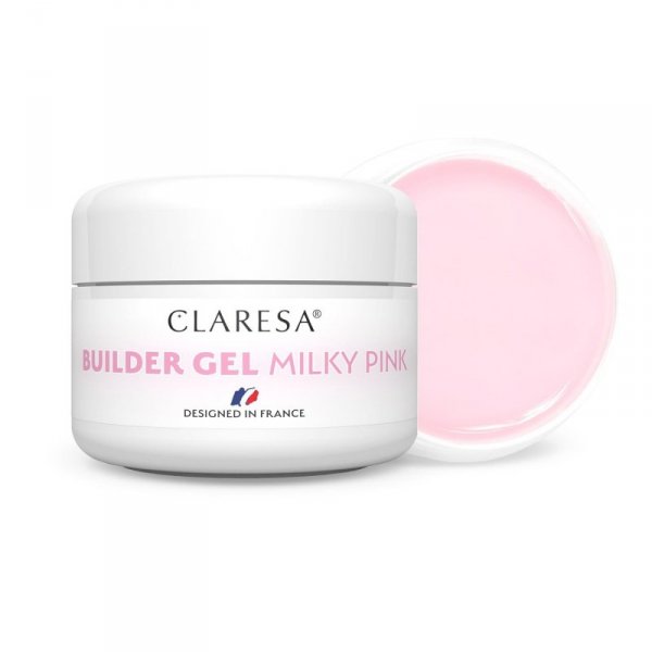 CLARESA Żel budujący do paznokci Builder - Milky Pink 25g