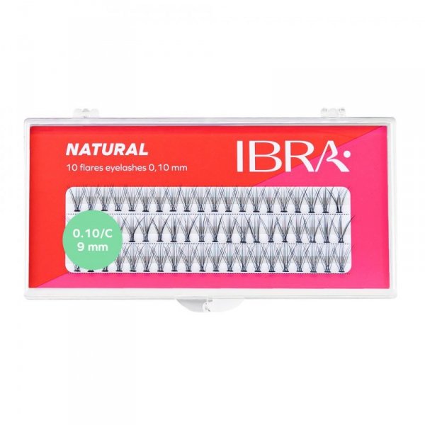 IBRA Kępki rzęs NATURALS 0.10-C-9mm  1op.