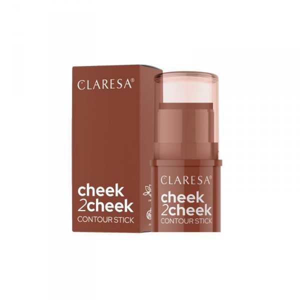 CLARESA Cheek 2 Cheek Bronzer kremowy w sztyfcie 01 Neutral Sand 5,5 g