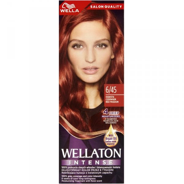 WELLA Wellaton Intense Farba do włosów 6/45 - Ognista Czerwień 1op.