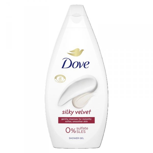 DOVE Silky Velvet Żel pod prysznic 450 ml