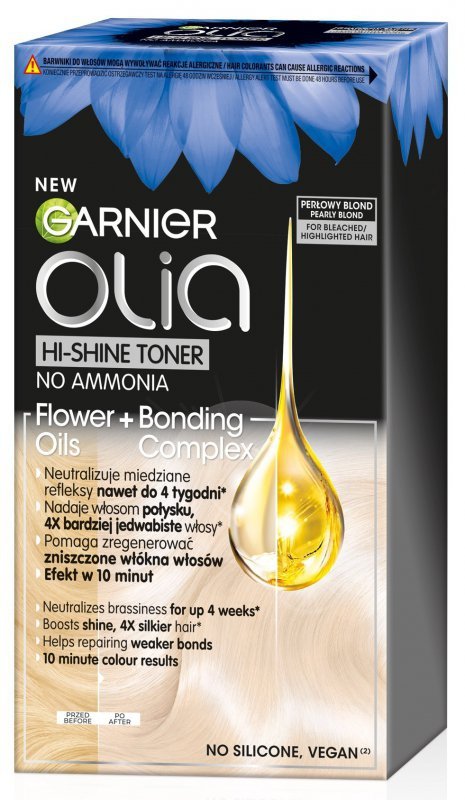 GARNIER Olia Hi-Shine Toner do włosów blond  - Perłowy Blond 1op.