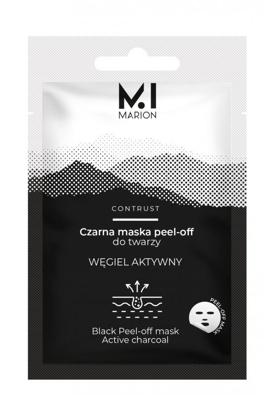 MARION AKTYWNY WIĘGIEL Maska peel-off d/twarzy 6g