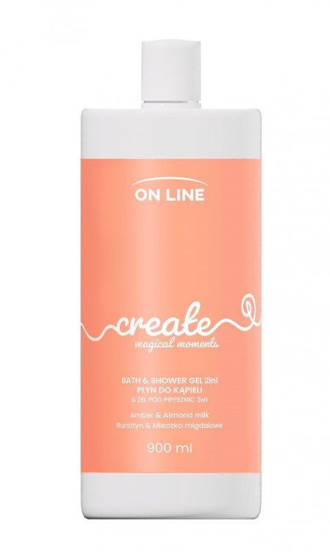 ON LINE Emocje Żel i płyn do kąpieli 2w1 Create 900 ml