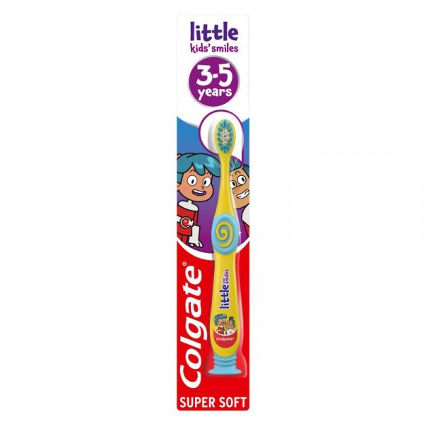 COLGATE Little Kids Smiles Szczoteczka do zębów dla dzieci - Super Soft  3-5 lat