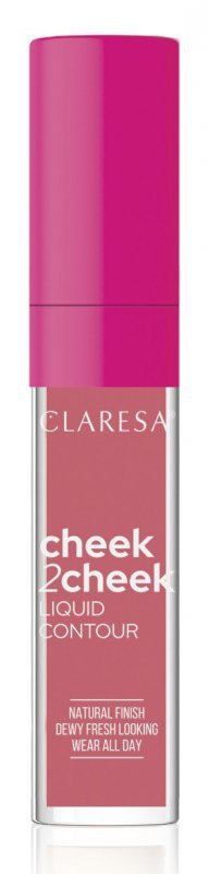 CLARESA Cheek2Cheek Róż w płynie 02 Sweet Shake 6.5g