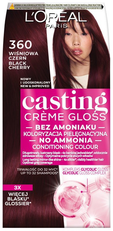 LOR CASTING nr 360  Wiśniowa Czerń