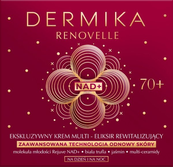 DERMIKA Renovelle Ekskluzywny krem - multi eliksir rewitalizujący 70+ na dzień i na noc 50 ml