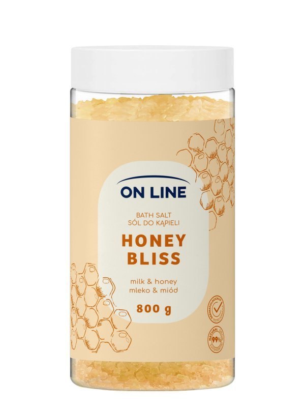 ON LINE Sól do kąpieli Honey Bliss 800 g