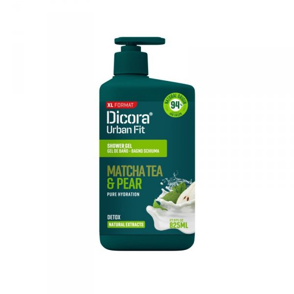 DICORA Żel pod prysznic Herbata Matcha i Gruszka  825 ml