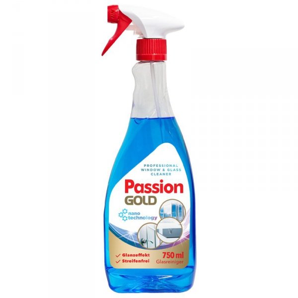 PASSION GOLD Płyn do szyb 750ml Niebieski