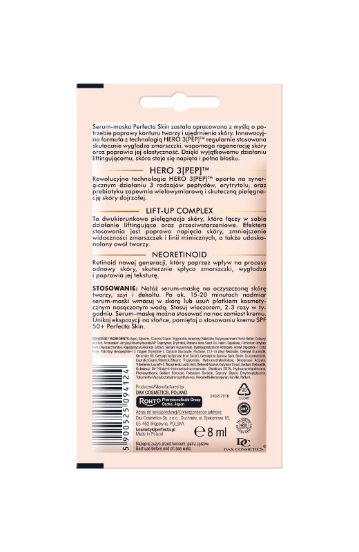 DAX SKIN MK Maska-serum liftingująca
